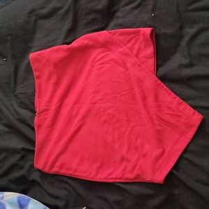 Red skirt